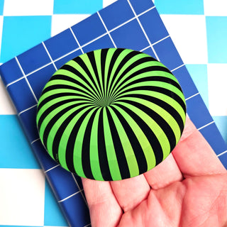Neon Green Orb Sticker