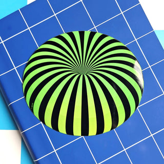Neon Green Orb Sticker