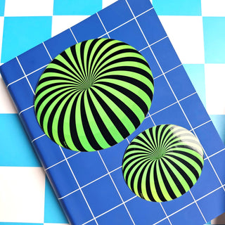 Neon Green Orb Sticker