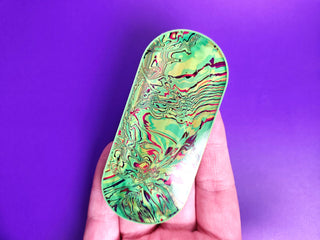 Green Psychedelic Pill Sticker