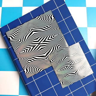 Hypnotic Wave Holographic Sticker