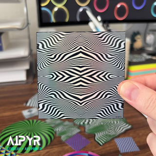 3 inch Hypnotic Wave Sticker