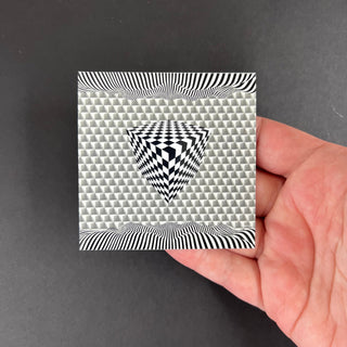 Cube Illusion Magnet by AIPYR