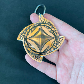 Möbius Astroid Acrylic Keychain by AIPYR
