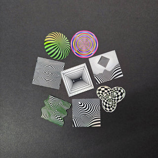 Optical Illusion Mini Stickers