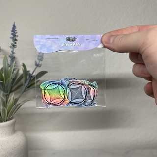Mini Möbius Astroid Holographic Sticker Pack by Aipyr