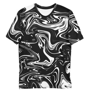 Monochrome Swirl T-Shirt Front