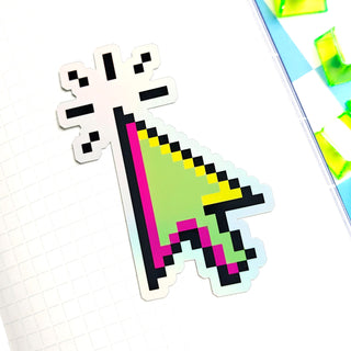 Vaporwave Clicking Cursor Sticker