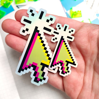 Vaporwave Clicking Cursor Sticker