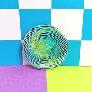 Neon Hypnosis Button or Magnet