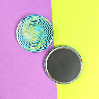 Neon Hypnosis Fridge Magnet