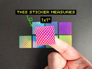 Neon Illusion Mini Stickers