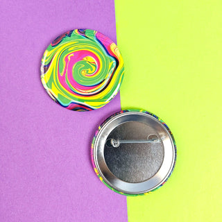 Neon Swirl Button