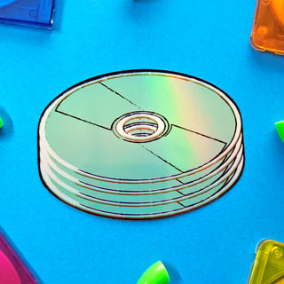 Webcore CD Stack Holographic Sticker