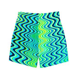 Back view of the Neon Hypnosis Swim Trunks by AIPYR.