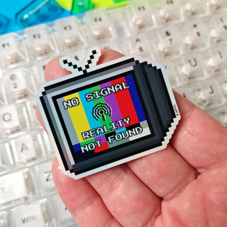 Reality Not Found Holographic Sticker