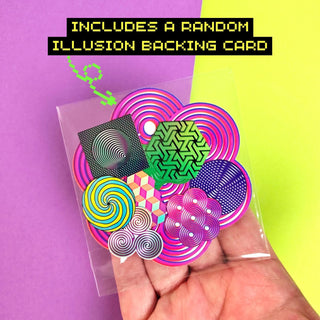 Optical Illusion Mini Stickers #2