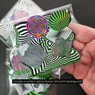 Optical Illusion Mini Stickers