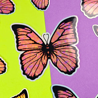 OrangeButterflySticker