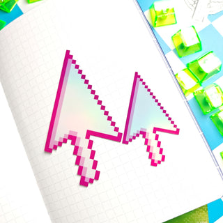 Pink Computer Cursor Sticker
