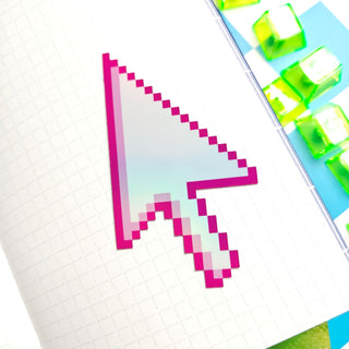 Pink Computer Cursor Sticker