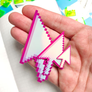 Pink Computer Cursors Sticker Pack