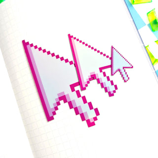 Pink Computer Cursors Sticker Pack