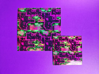 Pink Glitch Sticker