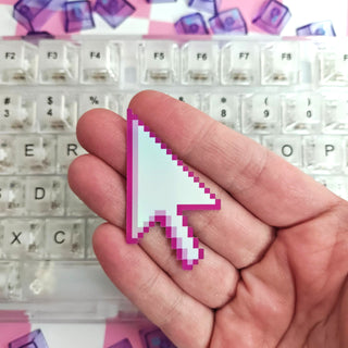 Pink Computer Cursor Sticker