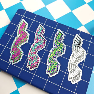 Vaporwave Computer Cursor Sticker