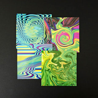 Psychedelic Stickers Pack 4