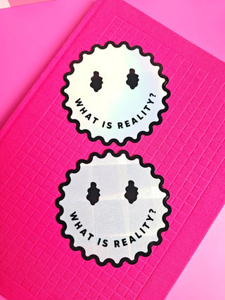 Question Reality Holographic Sticker