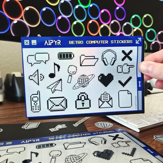 90s Retro Computer Sticker Sheet 2