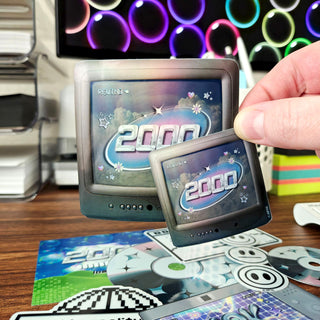 Y2K 2000s Retro TV Sticker