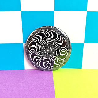 Rorschach Vortex Button or Magnet