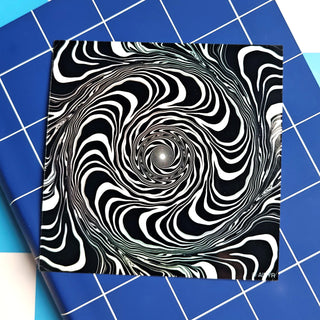 Rorschach Vortex Holographic Sticker