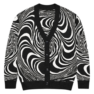 Front view of the Rorschach Vortex Cardigan.