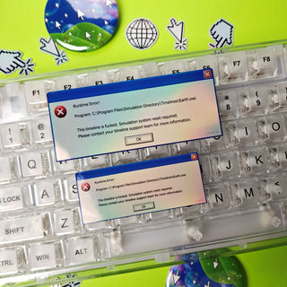 2000s PC Runtime Error Sticker