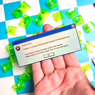 2000s Timeline Runtime Error Sticker