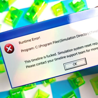 2000s Timeline Runtime Error Sticker