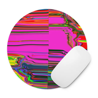 Split Glitch Mouse Pad