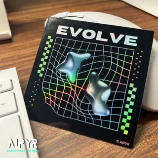 Minimalist Evolve Sticker