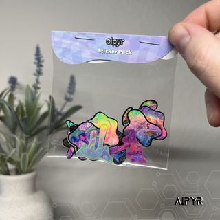 Mini Blobs Holographic Sticker Pack by Aipyr