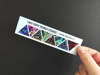 Trippy Triangles | Mini Sticker Sheet