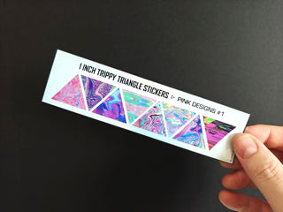 Trippy Triangles | Mini Sticker Sheet