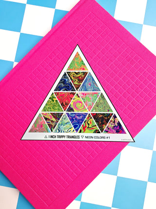 Psychedelic Triangles Sticker Sheet