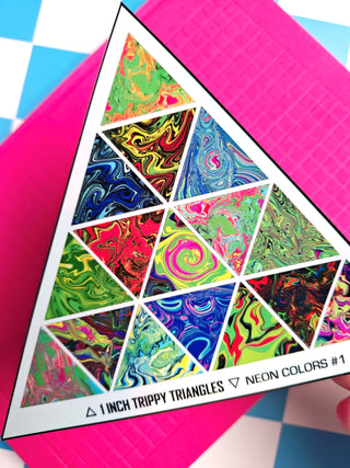 Psychedelic Triangles Sticker Sheet