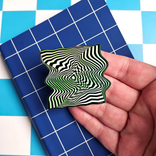 Twisted Illusion Holographic Sticker