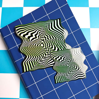 Twisted Illusion Holographic Sticker