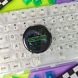 Unable to Log Off - Button or Magnet